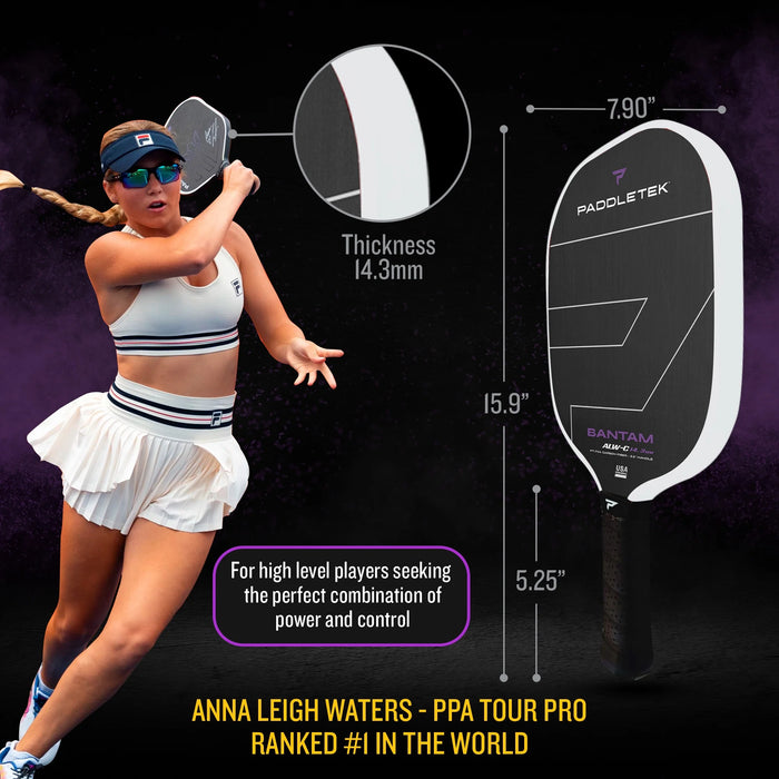 Paddletek Bantam ALW-C 14.3mm Pickleball Paddle