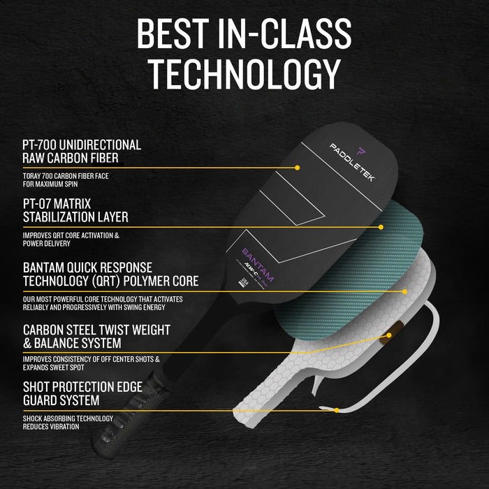 Paddletek Bantam ALW-C 14.3mm Pickleball Paddle