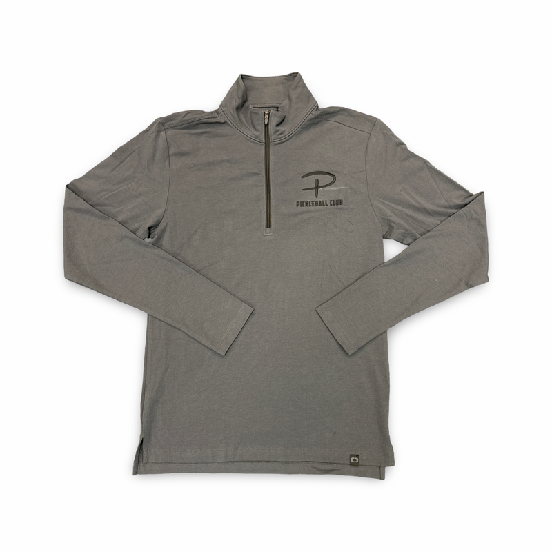 Pure Pickleball 1/4 Zip Grey
