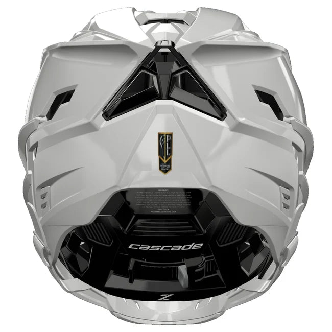 Cascade Z Lacrosse Helmet White/White Pearl Mask