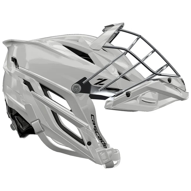 Cascade Z Lacrosse Helmet White/White Pearl Mask