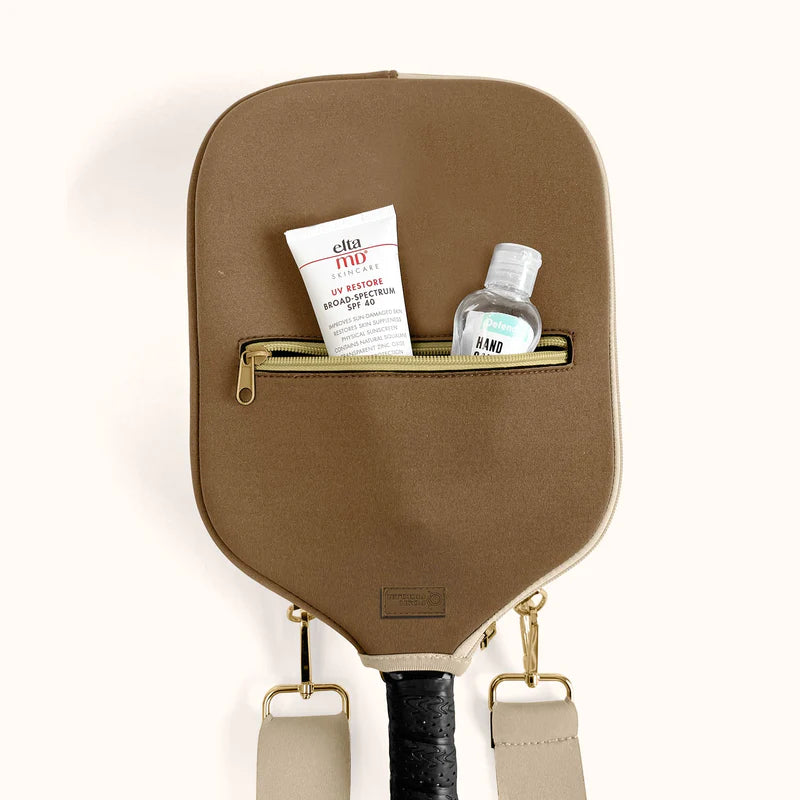 Posh Pickler Crossbody Pickleball Paddle Cover