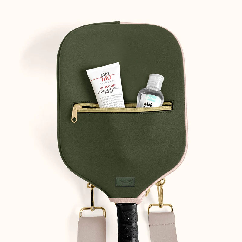 Posh Pickler Crossbody Pickleball Paddle Cover