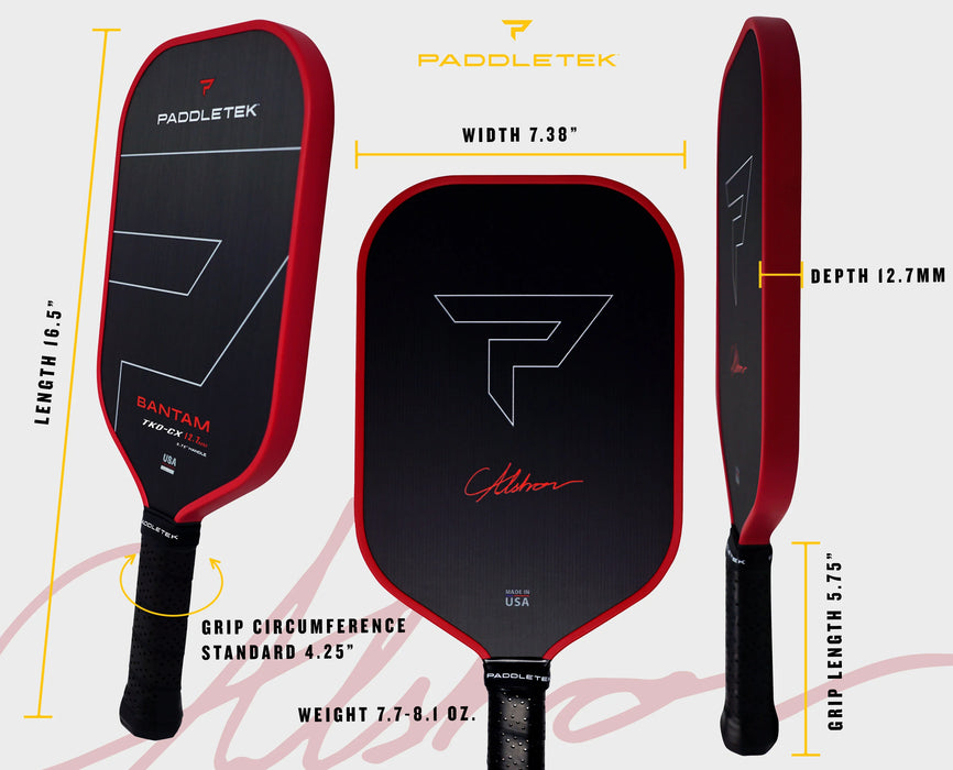 Paddletek TKO-CX 12.7mm Pickleball Paddle