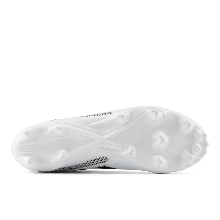 New Balance Rush V5 Mid White Lacrosse Cleats