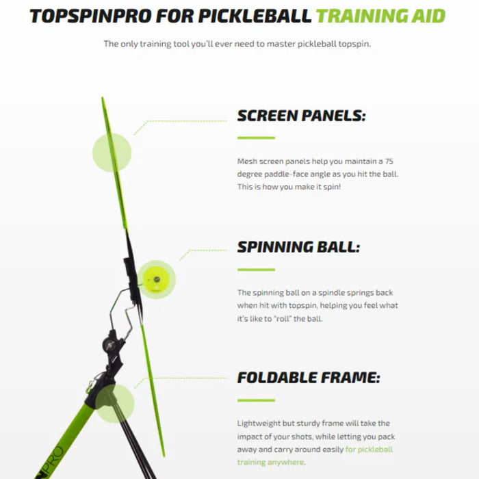 TopSpin Pro Pickleball Training Aid