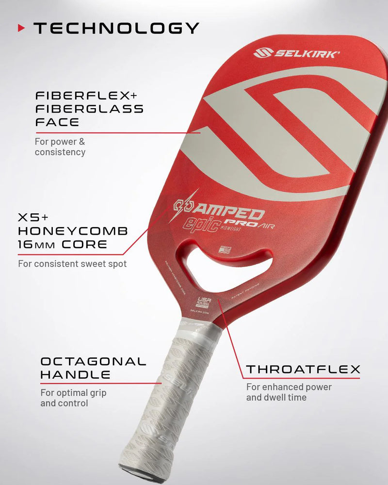 Selkirk AMPED Pro Air Invikta Pickleball Paddle