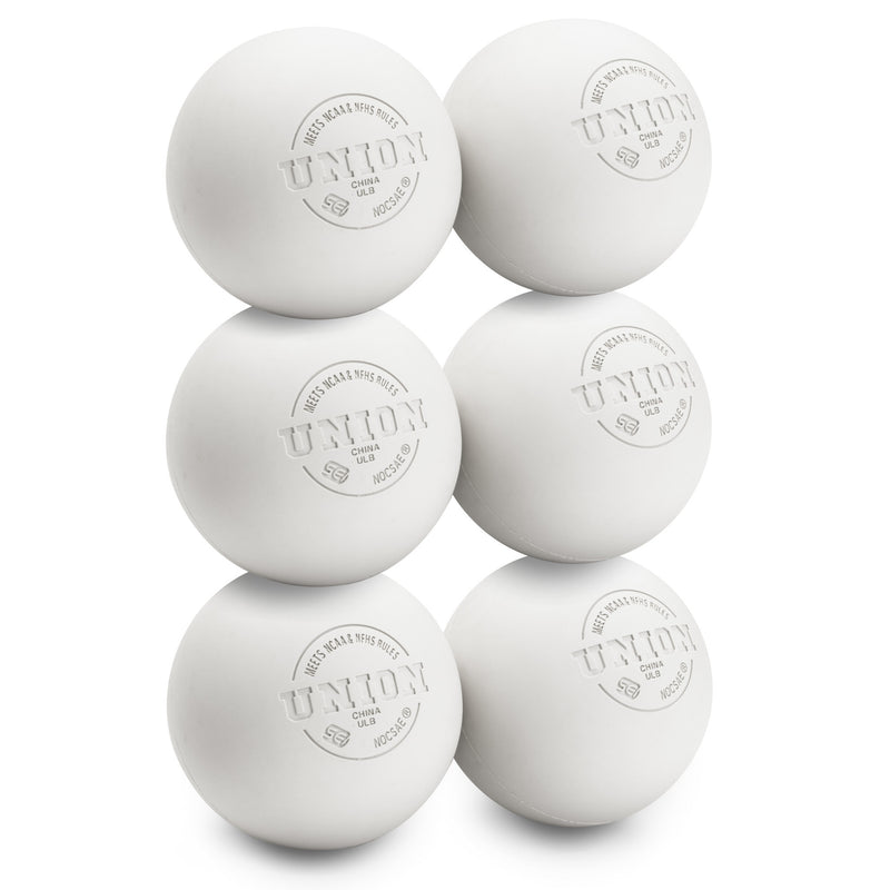 Union Certified NOCSEA Approved Lacrosse Balls - 6 Pack