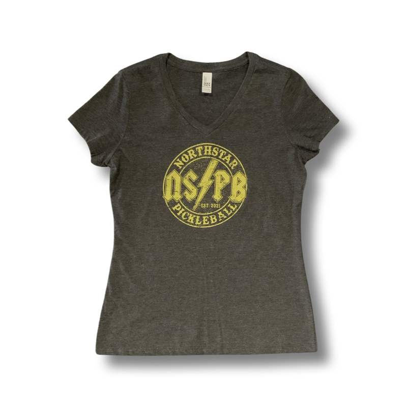 Northstar Pickleball AC/DC V-neck Logo T-shirt