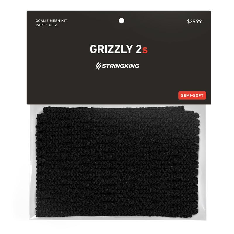 Stringking Grizzly 2s Lacrosse Goalie Mesh — Northstar Lacrosse and ...